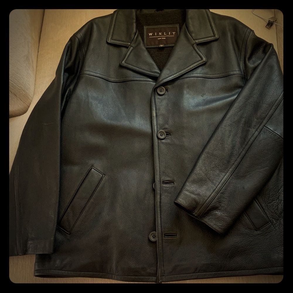 Men’s leather jacket 🧥